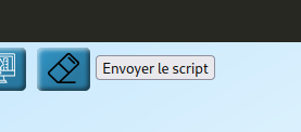 Bouton d'envoi de script