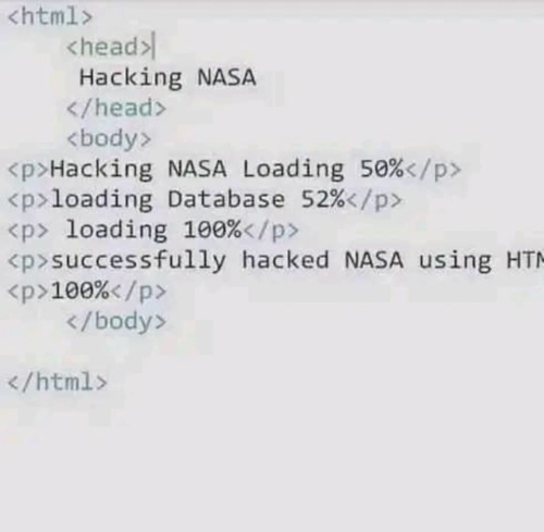 Hacking NASA with HTML